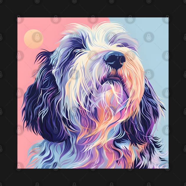 Bearded Collie in 80's by NatashaCuteShop