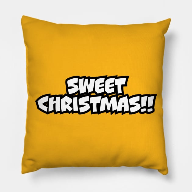 SWEET CHRISTMAS!! Pillow by districtNative