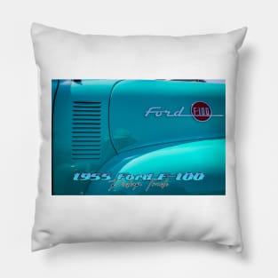 1955 Ford F100 Pickup Truck Pillow