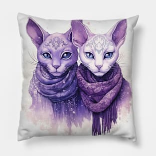 Sphynx Family Pillow