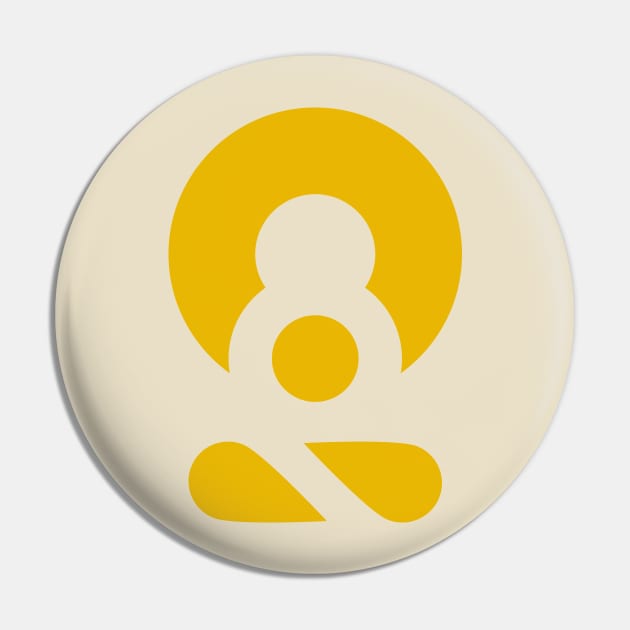 Meditative Icon Pin by Ekliptik