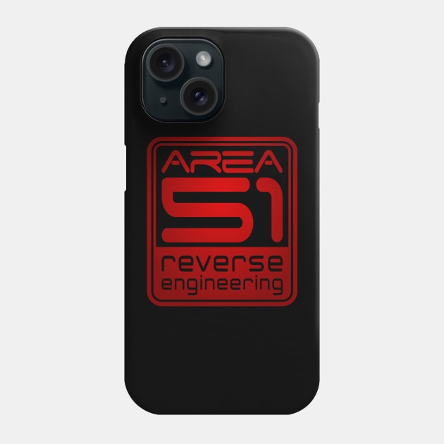 Area 51 Reverse Engineering Phone Case by DrPeper