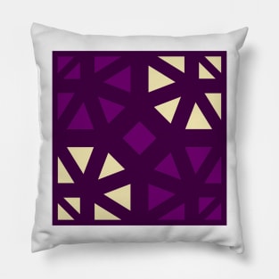 gmtrx purple dark purple light yellow lawal f110 matrix Pillow