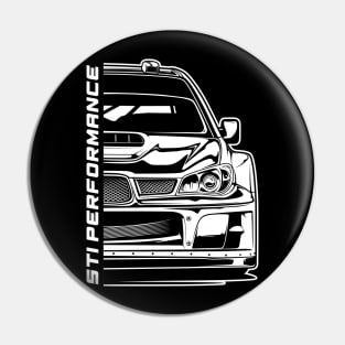 WRC Subaru WRX STI Performance (White Print) Pin