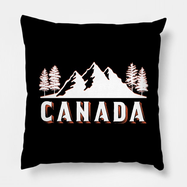 Canada Vintage Pillow by JKFDesigns