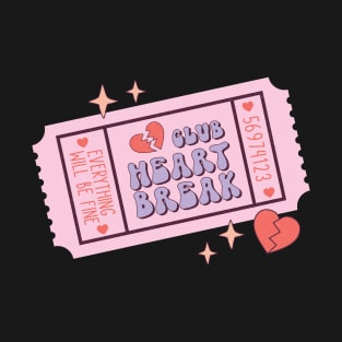 Club Heart Break Valentine's Day T-Shirt