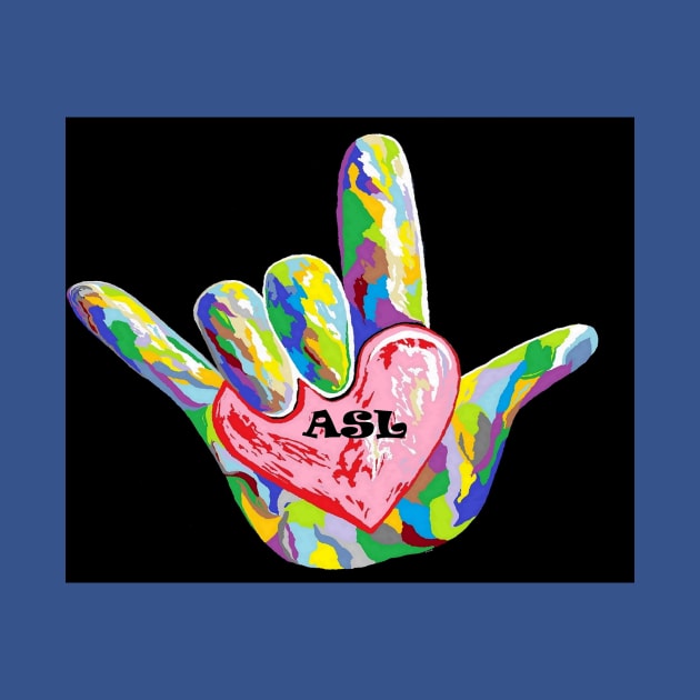 I Heart ASL by EloiseART