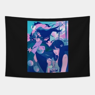 money demon girl Tapestry