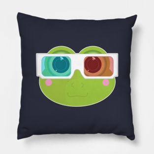 3D Frog 2 Pillow