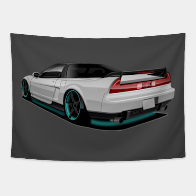 Solo NSX rear view Tapestry by EF Warehouse 