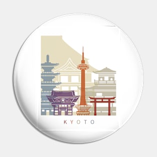 KYOTO SKYLINE POSTER Pin