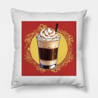 Coffee Brunch Vintage Beverage Pillow