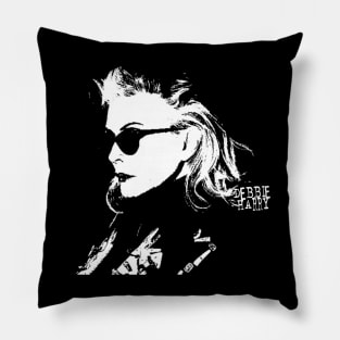 punk girl b&w Pillow