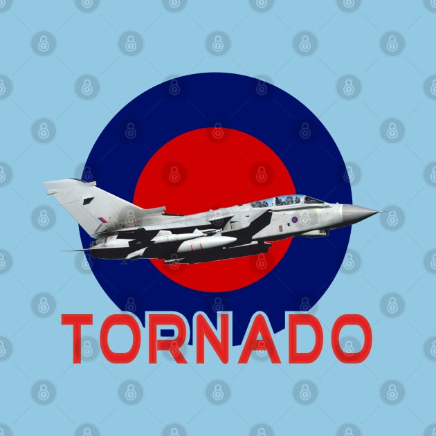 RAF Tornado in RAF roundel blue by AJ techDesigns