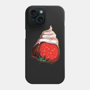 Whipped Cream Strawberry Phone Case