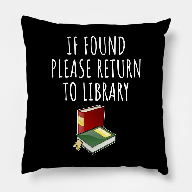 If found please return to the library Pillow by LunaMay