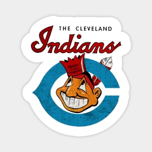 vintage indians Magnet