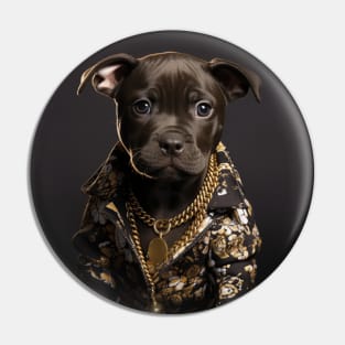 Vogue Staffy Pin