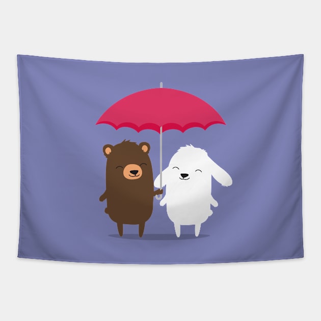 Sharing umbrella Tapestry by hyperactive