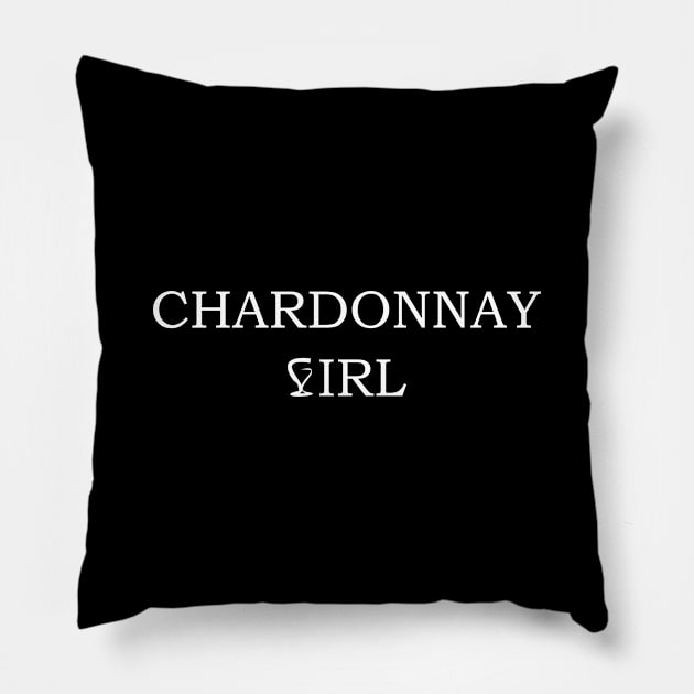 CHARDONNAY GIRL Pillow by aceofspace