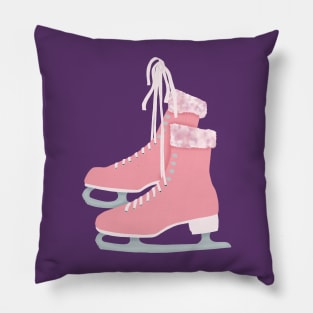 Pink ice skates Pillow