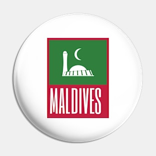 Maldives Country Symbol Pin