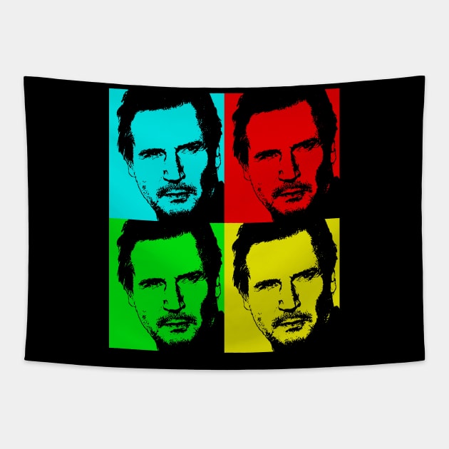 liam neeson Tapestry by oryan80