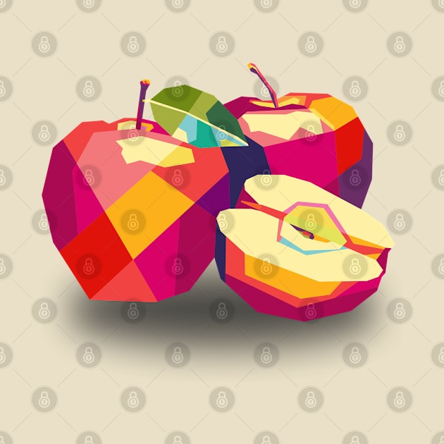 apple pop art by cool pop art house