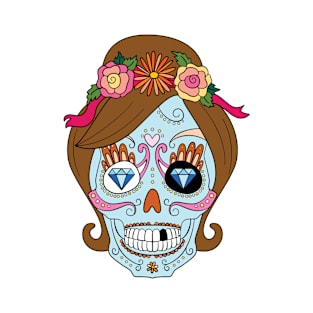 Sugar Skull 47 (Style:17) T-Shirt