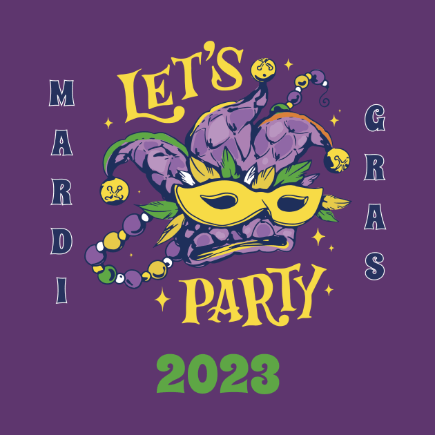 Let's Party Mardi Gras 2023 by Silly Pup Creations