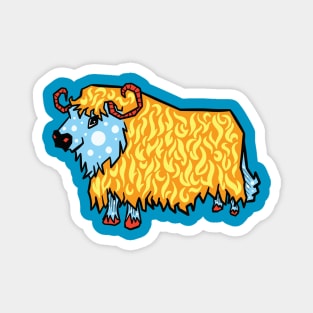 Mad Highland Cow Magnet