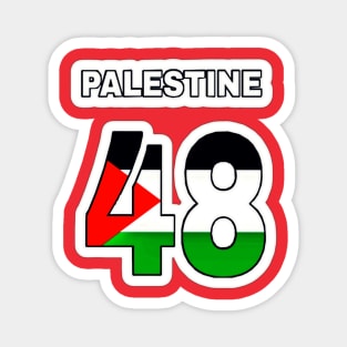 Palestine 48 - Sticker - Double-sided Magnet