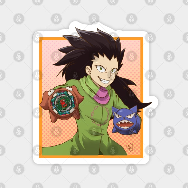 Ken Midori from Beyblade Burst Magnet by Kaw_Dev