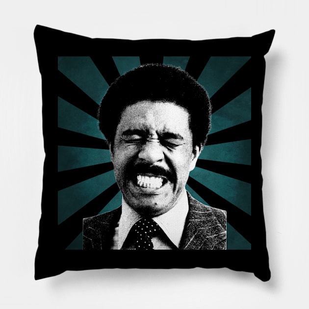 Richard Pryor II Retro Pixel II 70s Pillow by Simple Craft Shop