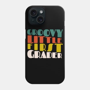 Groovy Little First Grader First Day of School Phone Case