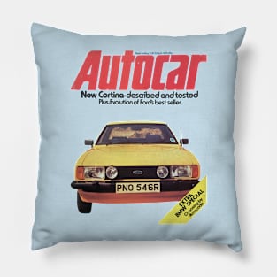 FORD CORTINA MK4 - magazine cover Pillow