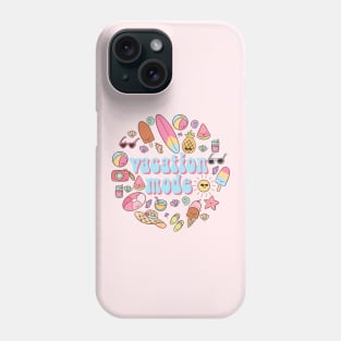 Vacation mode a groovy summer time design Phone Case