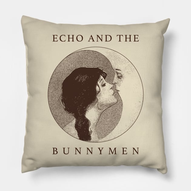 Echo and The Bunnymen - Classic fanmade Pillow by fuzzdevil