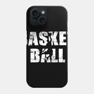 Distressed Look Basketball Gift For Basketball Players Phone Case