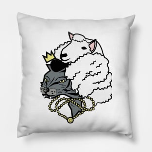 wolf in sheep clothing Pillow