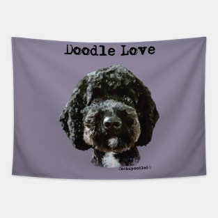 Doodle Dog Love Tapestry