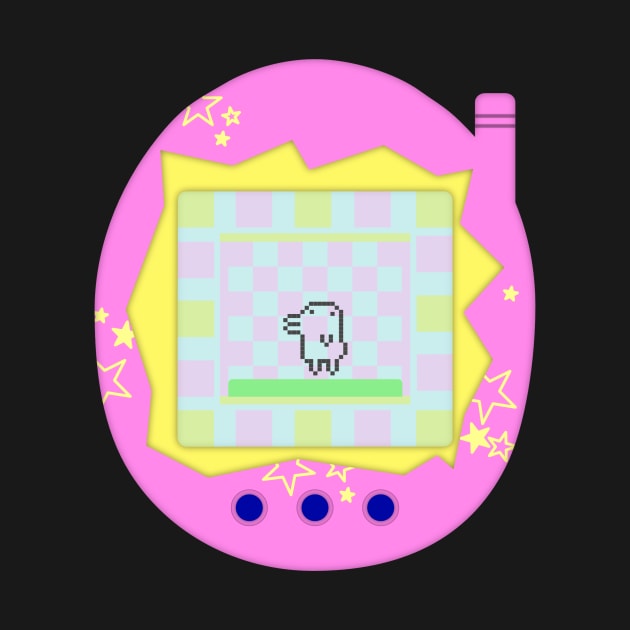 Tamagotchi Kuchipatchi by sparklyclarke