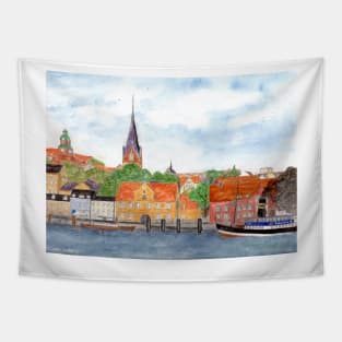 Flensburg harbor Tapestry