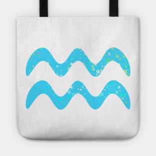 Aqua Symbol Tote