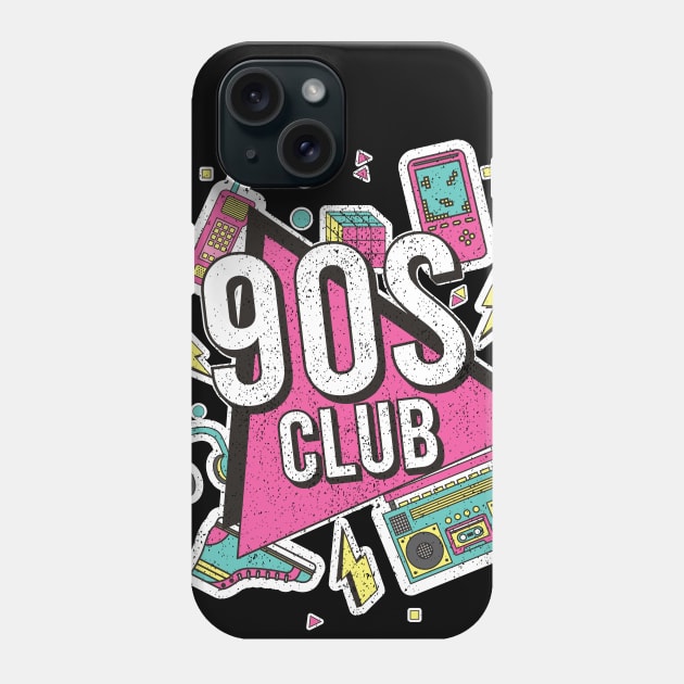 90s club Phone Case by ArtStopCreative