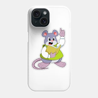 Mouse as Teacher with Book Phone Case