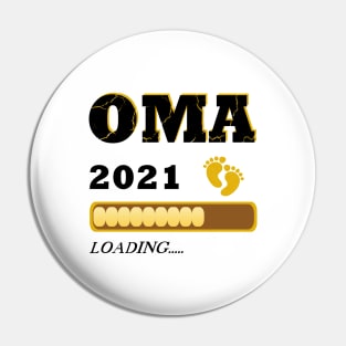 Oma 2021 loading Großmutter Enkelkind Pin