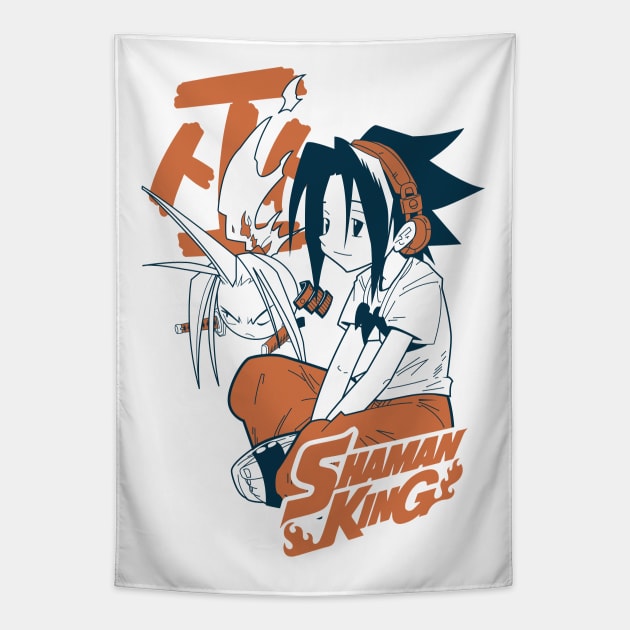 Shaman king anime Tapestry by paisdelasmaquinas