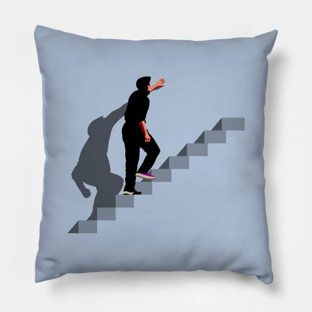 the truman show Pillow by Creatum