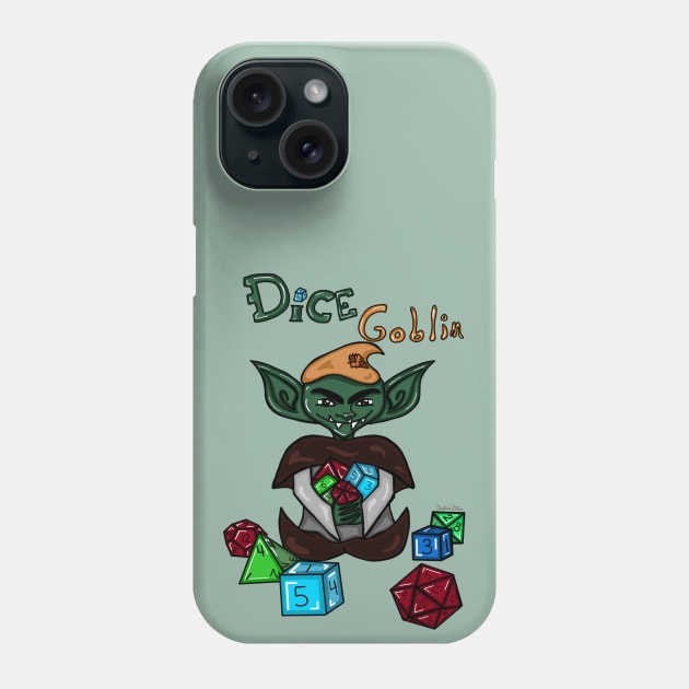 Dice Goblin Phone Case by Custom Baubles & Designs